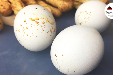 Фото к рецепту: Печеные яйца - варёные "отдыхают"!