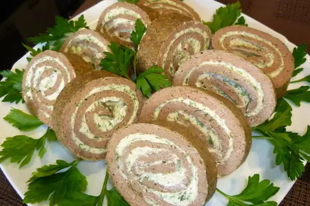Печёночный рулет