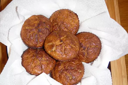 Морковные маффины со снежком чабан