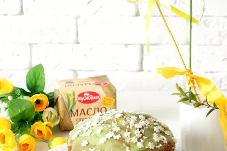 Морковный бездрожжевой кулич