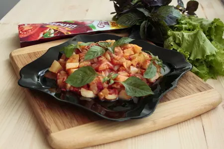 Лучший рецепт овощного рагу с кетчупом «махеевъ»