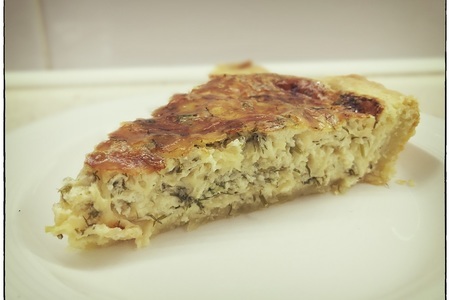 Фото к рецепту: Сырный пирог с зеленью - вкуснейший пирог с сыром и зеленью