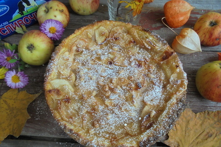 Ванильно-яблочный пирог