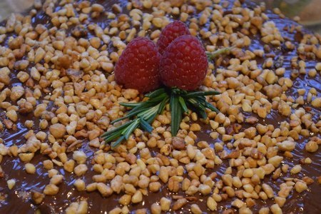 Фото к рецепту: Пирог с маком в шоколаде
