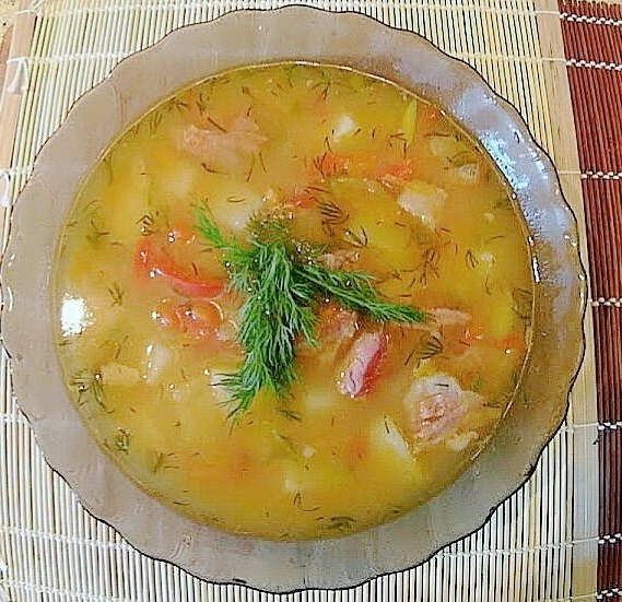 Гороховый суп без замачивания гороха