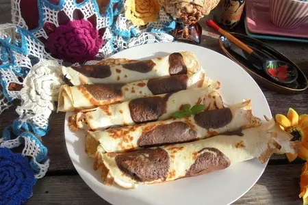 Блины "коровки"