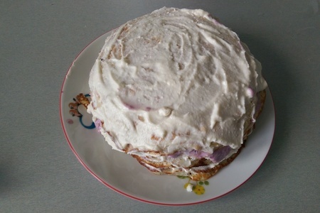 Фото к рецепту: Блинный торт с припеком