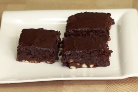 Постный шоколадный пирог брауни за 30 минут 
