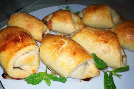 Рецепт рогаликов или мини круассанов вкуснотище.