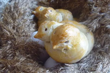 Пасхальные птички и зайка