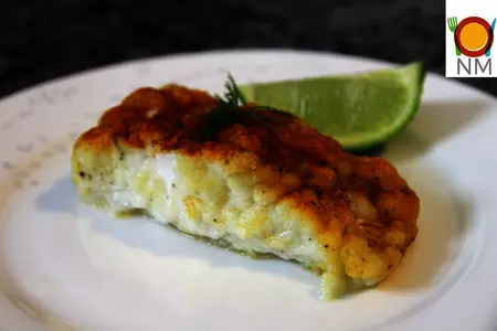 Треска с лимонным маслом в духовке