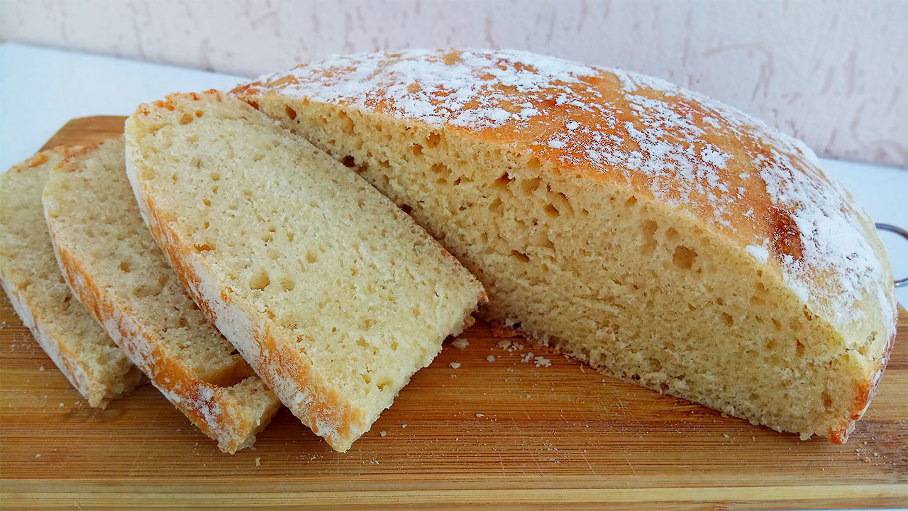 Хлеб простой рецепт на сковороде