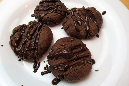 Фото к рецепту: Шоколадное печенье