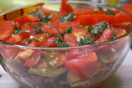 Салат с кабачком 