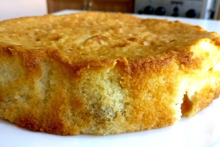 Фото к рецепту: Пышный и воздушный пирог со сливами