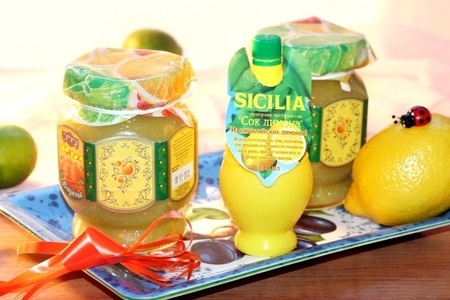 Лимонно-кабачковый джем с имбирем