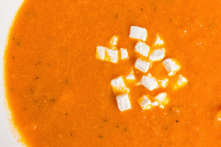 Фото к рецепту: Суп из запеченных помидоров