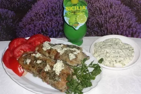 Рыба с пряным маслом