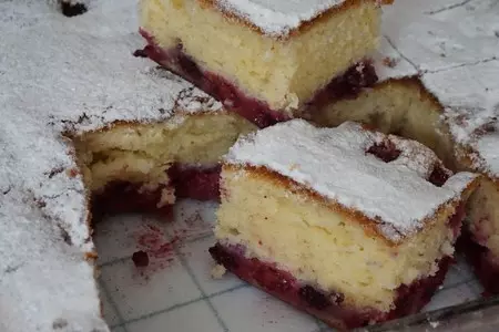 Нежнейший пирог с ежевикой