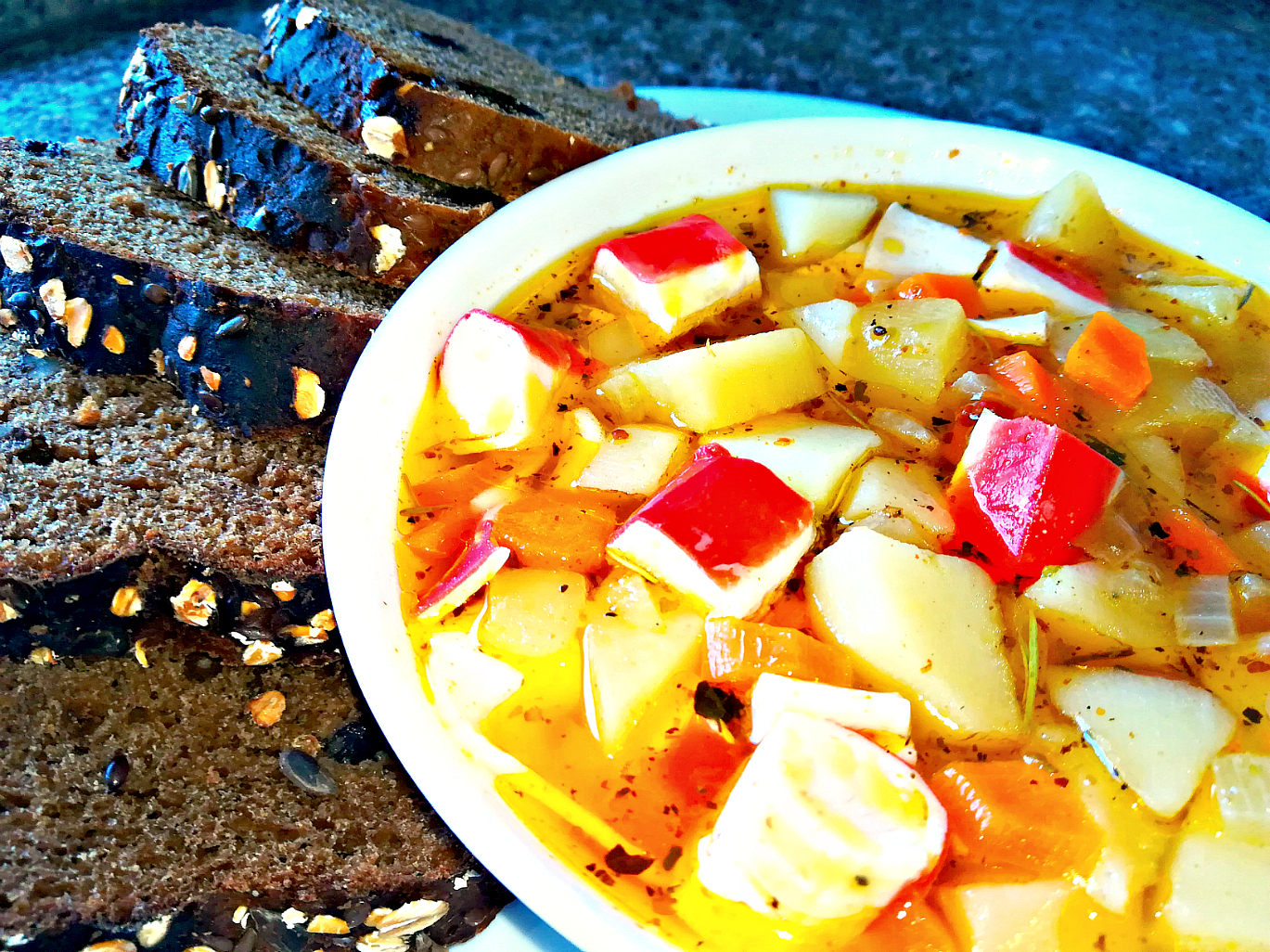 Суп с крабовыми палочками