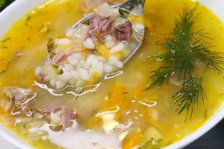 Рассольник "любимый". очень нежный и вкусный!