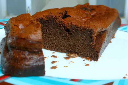 Хлопковый шоколадный чизкейк без муки