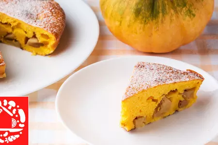 Яблочная арлотка с тыквой
