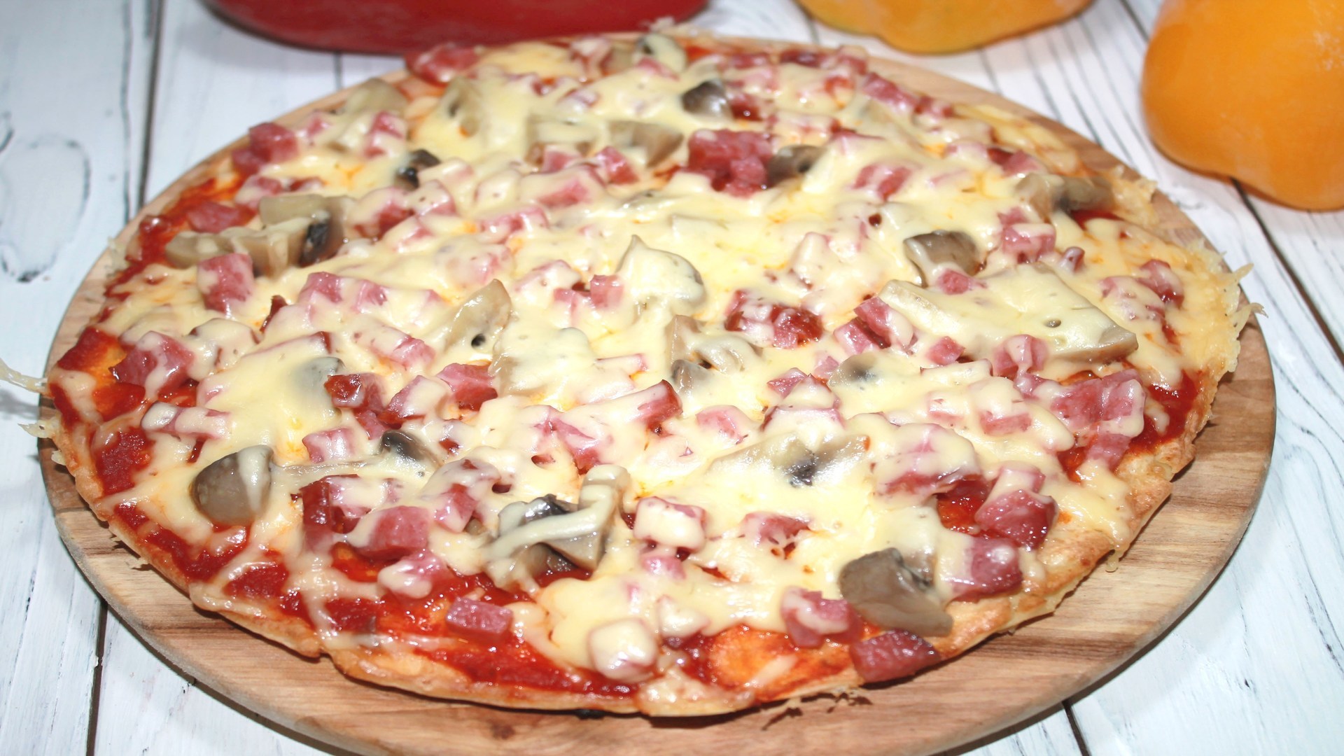 быстрая и вкусная пицца на кефире в духовке фото 86