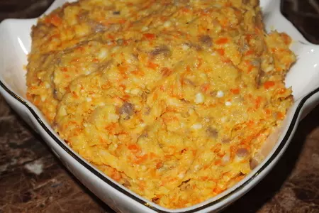 Закуска-икра из селедки