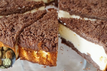 Фото к рецепту: Эстонский торфяной пирог с творогом