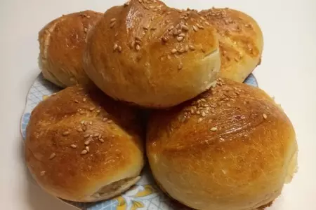 Булочки с кунжутом