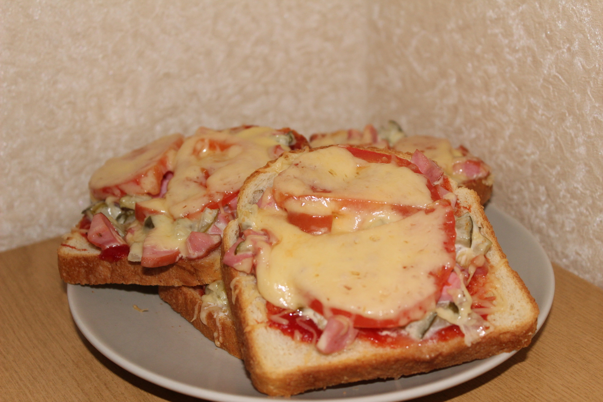 пицца бутерброд из батона в духовке фото 110