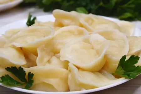 Вареники "ушки" с начинкой
