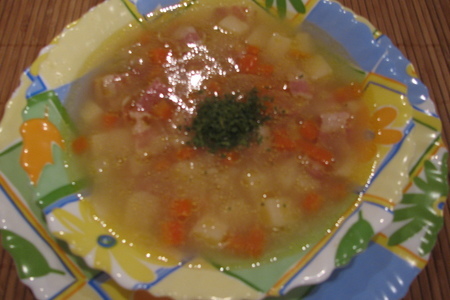 Картофельный суп с беконом