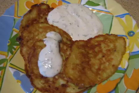 Оладьи кабачковые ( ароматные)