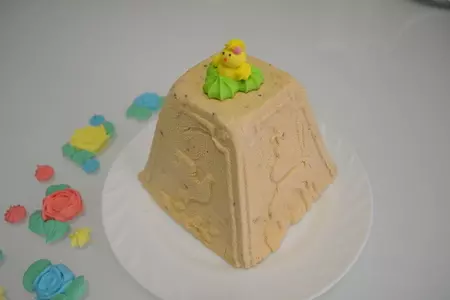 Творожная карамельная пасха #пасха