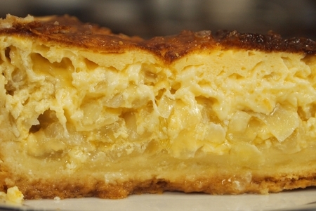 Сырно-луковый пирог