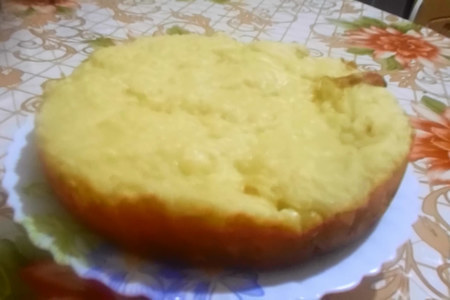Фото к рецепту: Творожный пирог в мультиварке