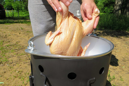 Фото к рецепту: Казан кебаб с курицей - самый простой рецепт 