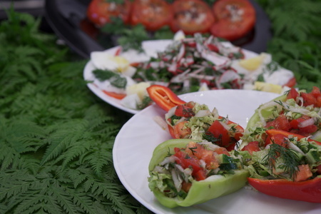 Летние овощные салаты