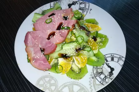 Салат с бужениной