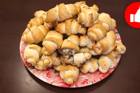 Печенье - сахарные рогалики