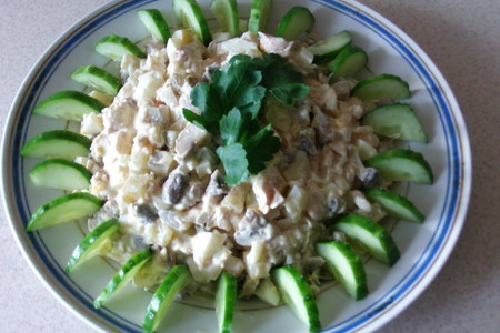Салат гурман ( нежный салат с ярким вкусом )