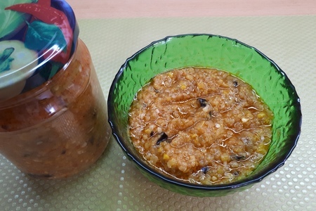 Закуска (икра) из кабачков и болгарского перца на зиму