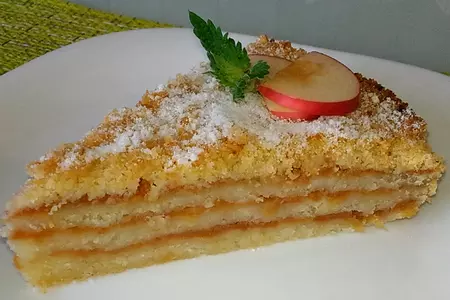 Насыпной яблочный пирог