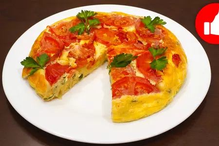 Омлет с макаронами