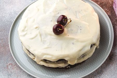 Фото к рецепту: Черемуховый торт ароматный