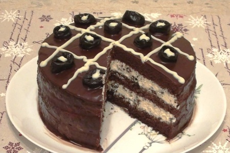 Торт "шоколадное наслаждение"