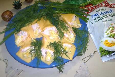 Фото к рецепту: Закуска "каллы" с майонезом "махеевъ" #махеевъ_чудеса_за_полчаса