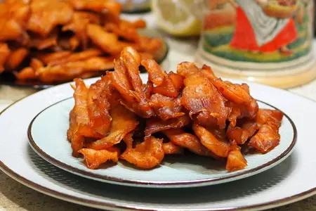 Вяленое мясо в духовке.